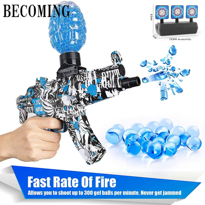 Gel Gun Electric Water Ball Beads Gel Gun Toys Pistol Shooter Weapon