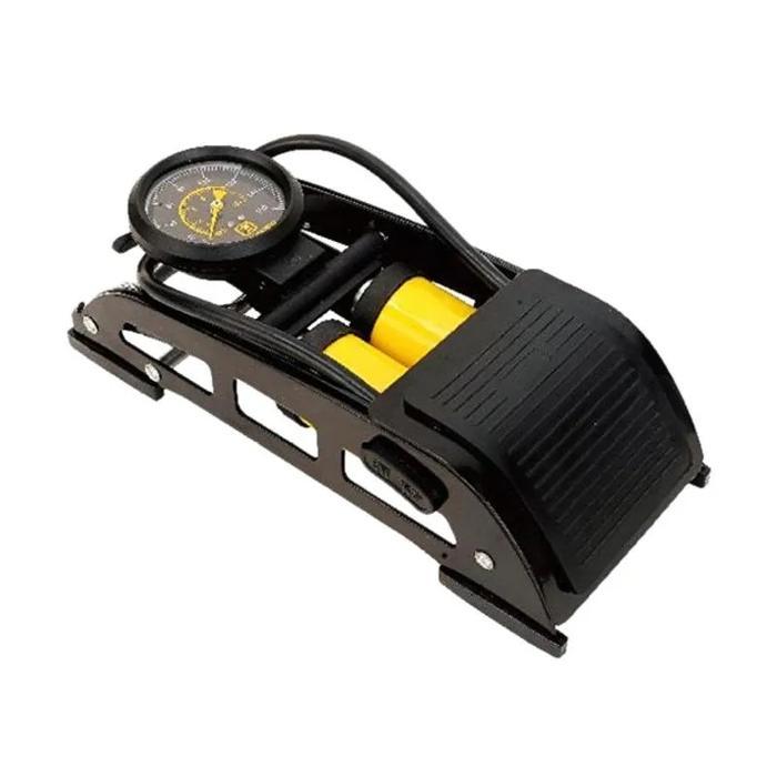 Krisbow - Pompa Ban Motor Mobil Injak 160 Psi Pump Sepeda Pentil Besar Kecil Bola Ban Doble Tabung