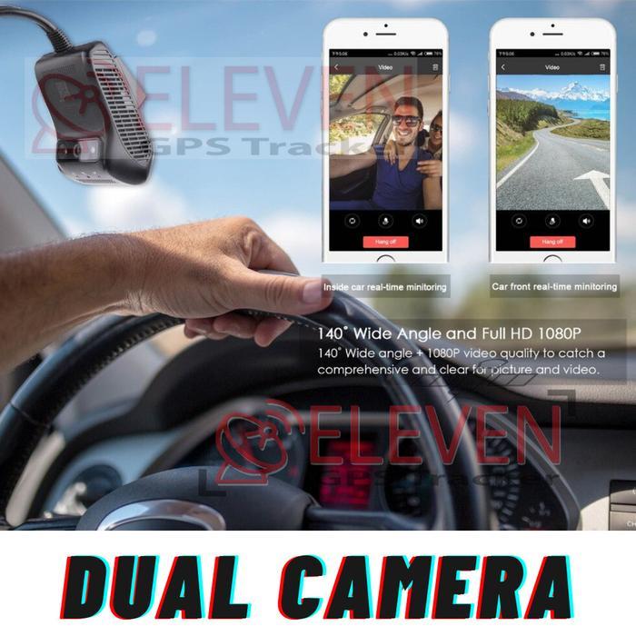 GPS Tracker JC200 GPS With 2 Live Cam Stream Video View Dashcam FullHD