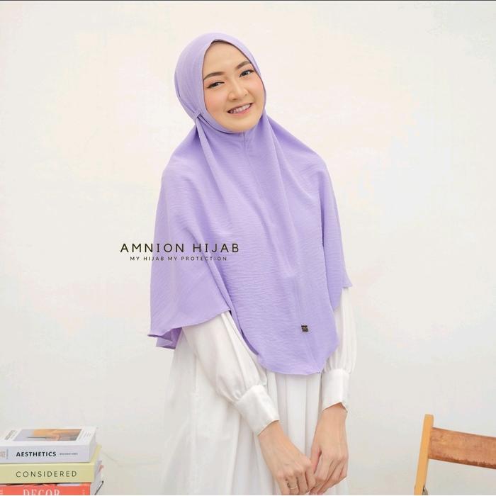 Bergo Syari Alia Nyaman Jilbab Crinkle Airflow Terlaris