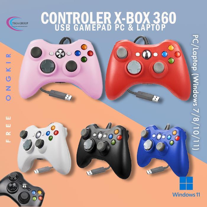 CONTROLLER XBOX 360 - STICK XBOX360 - CONTROLLER XBOX - GAMEPAD KABEL WIRED STIK XBOX 360