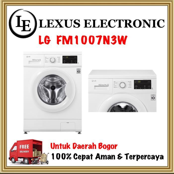 LG FM1007N3W FM1007 LG MESIN CUCI 7KG MESIN CUCI FRONT LOADING LG