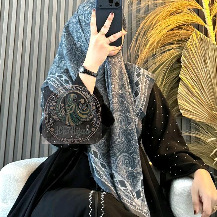 Primeroses - Hijab Persegi Motif Turki/Jilbab Persegi Motif Turki/Kerudung Persegi Motif Turki/Uk