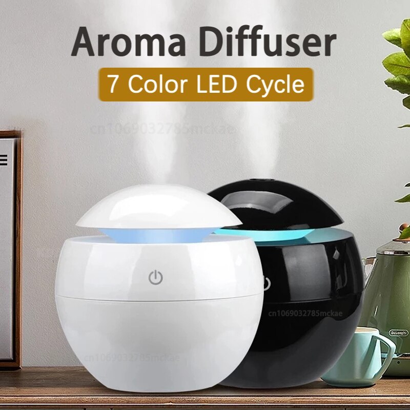 Mini Humidifier Usb Aromatherapy Machine Car Mounted Air Purifier Indoor Facial Hydration Night Colo