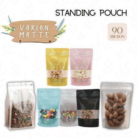 STANDING POUCH VARIAN MATTE DELKOCHOICE - PLASTIK KLIP SNACK MAKANAN