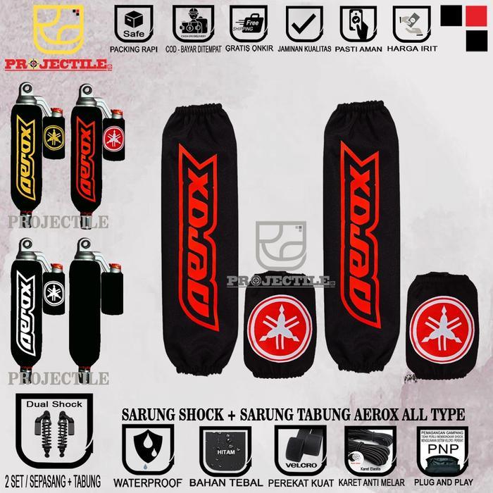 SARUNG SHOCK + SARUNG TABUNG AEROX OHLINS YSS KTC WP RCB KIRI KANAN TERBATAS