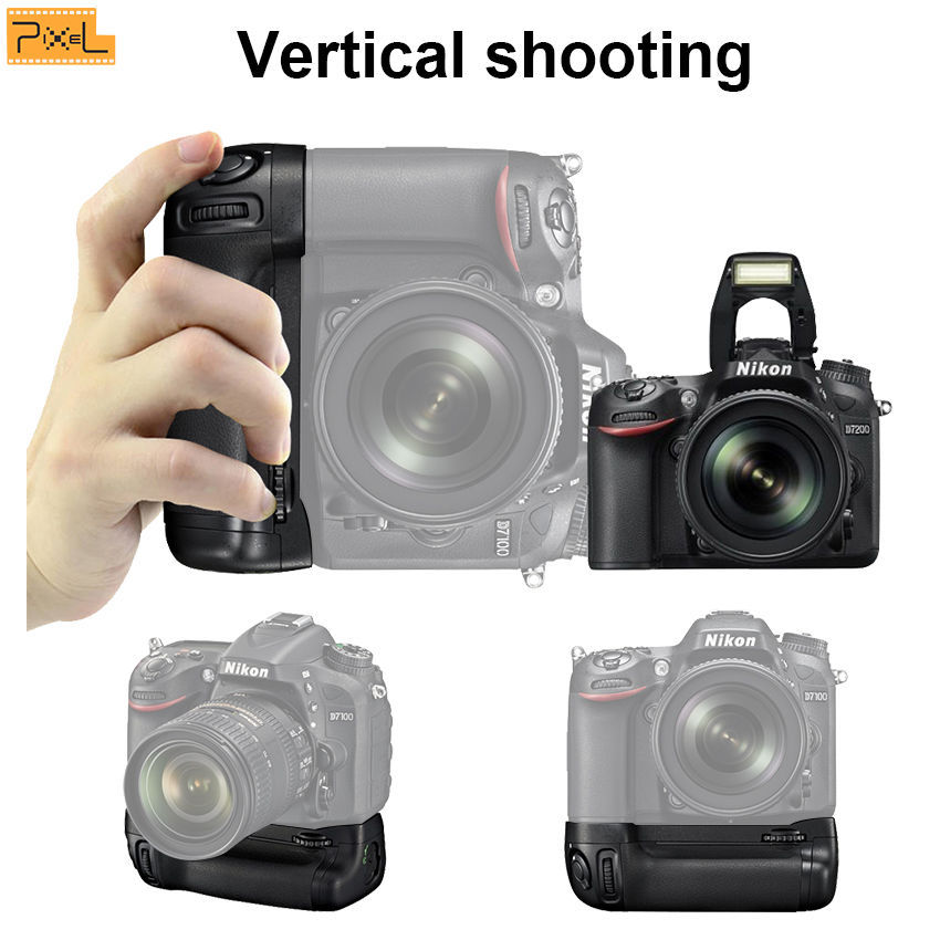 JINTU MB-D15 Battery Grip Power Pack for Nikon Digital SLR Camera D7100 D7200 + 1 Year Warranty