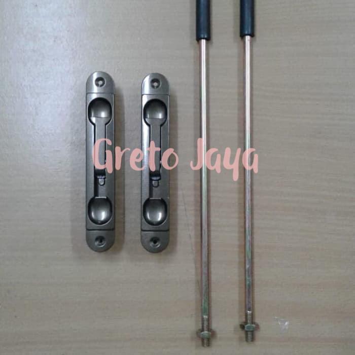 "New" Flush Bolt Spartan Selot Pintu Grendel tanam Aluminium Almunium DEKSON