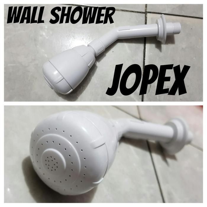 Shower tanam plastik jopex