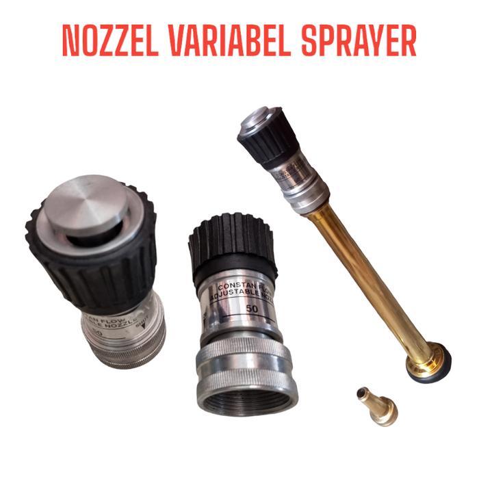 Nozzel Jet Pemadam kebakaran Nozzel variabel spayer Hydrant damkar