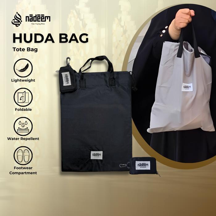 nadeem - huda shoes bag tas lipat pouch kantong sendal serut traveling perlengkapan haji umroh