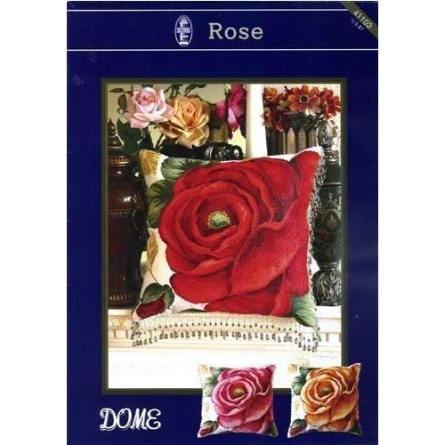 Paket Sulam Kristik DOME 41103 Red Rose Mawar Merah