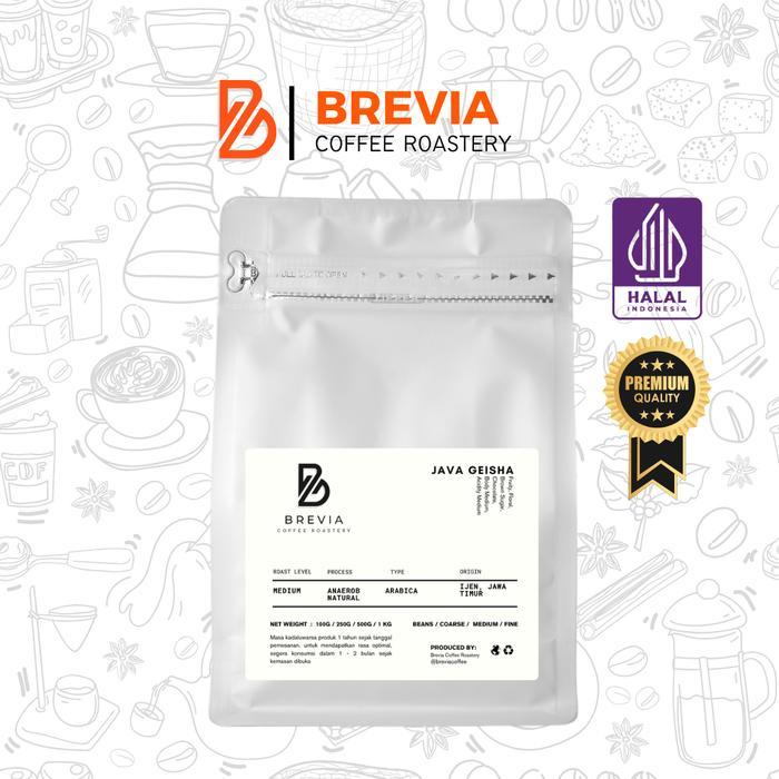 BREVIA Kopi Arabika Ijen Java Geisha 250 Gram Coffee Beans Arabica Single Origin Espresso Asli