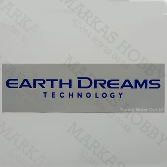 STIKER HONDA EARTH DREAMS OFFICIAL TEMPEL DALAM PREMIUM