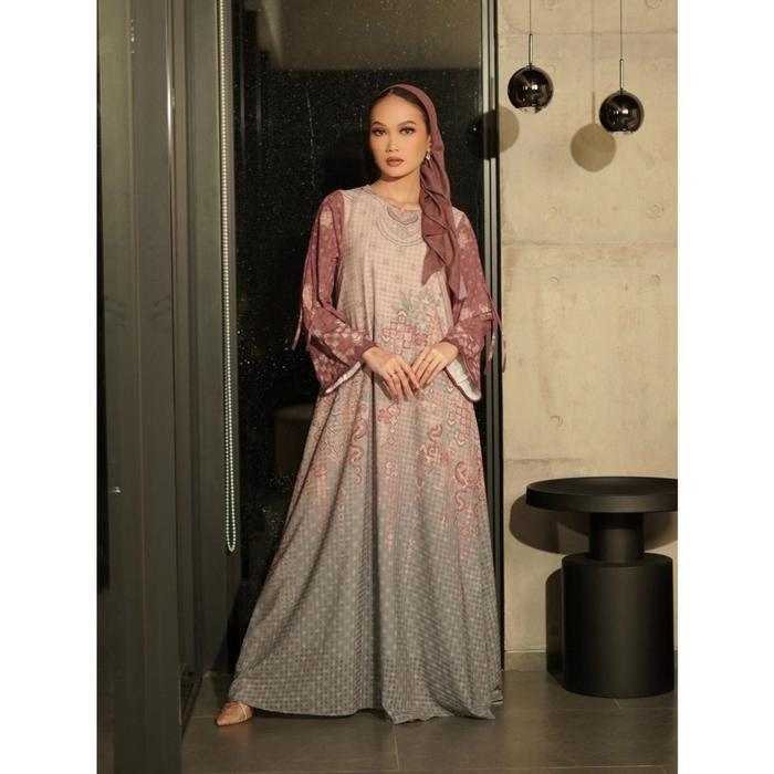 KARIMAKE - Gamis Atrawangi Color Spring - Gamis Motif Signature - Spring, S