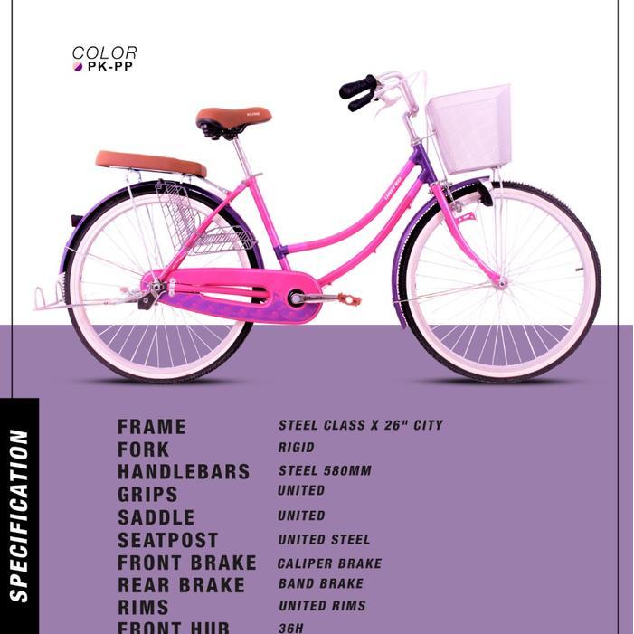 Sepeda Mini / City Bike 26 United Class X