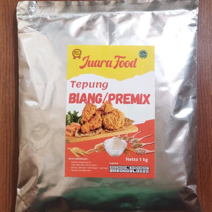 Tepung Biang Fried Chicken Premium 1 Kg Juara Food Bahan Terigu Ayam Pasti Ori