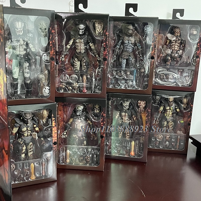 NECA Predator Figrue Ultimate Shaman Elder Armored Lost Warrior Jungle Hunter Snake Vision Predator