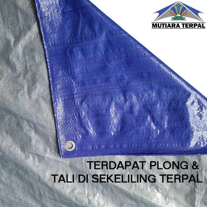 Terpal A3 Biru Silver Ukuran 3X4
