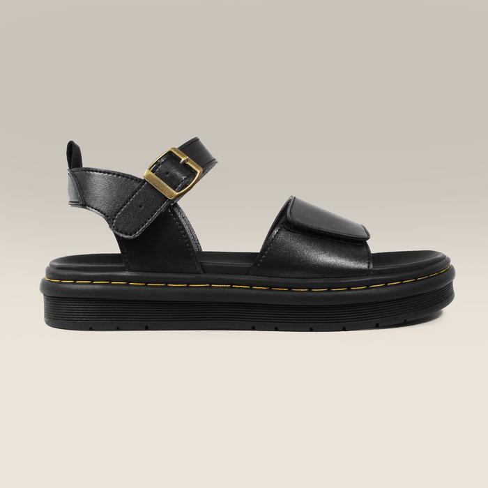 NEW PORODUK UNDERSIX - ROYA 228 BLACK SEPATU SANDAL KULIT WANITA