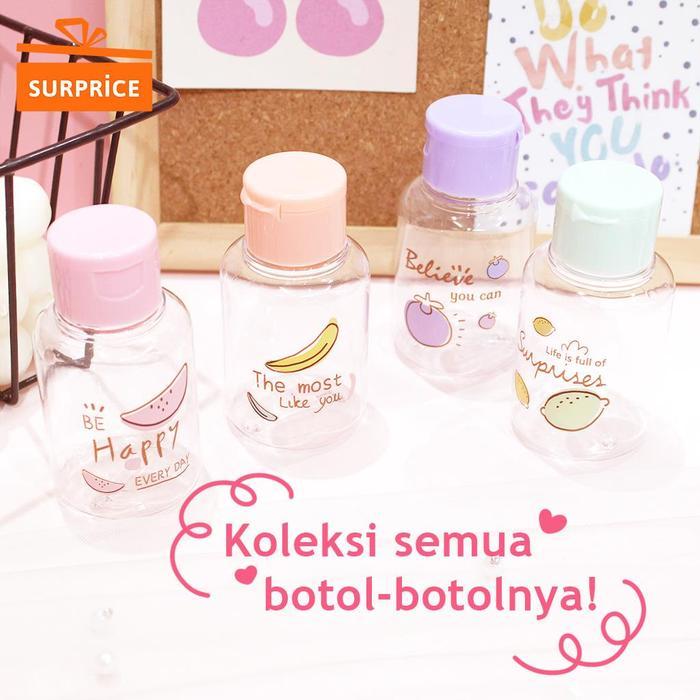 Surprice Botol Lotion 50ml / Botol Travel Fliptop Plastik / Botol Kosmetik Wadah Wadah