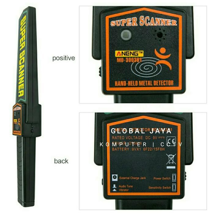 Super Scanner Metal Detector Security Tbk