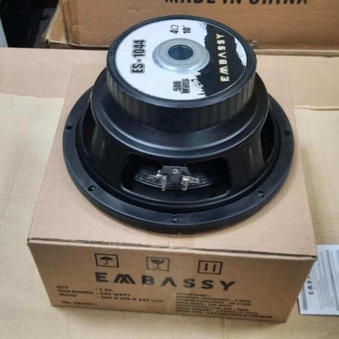 Subwoofer 10 Inch Embassy Es-1044