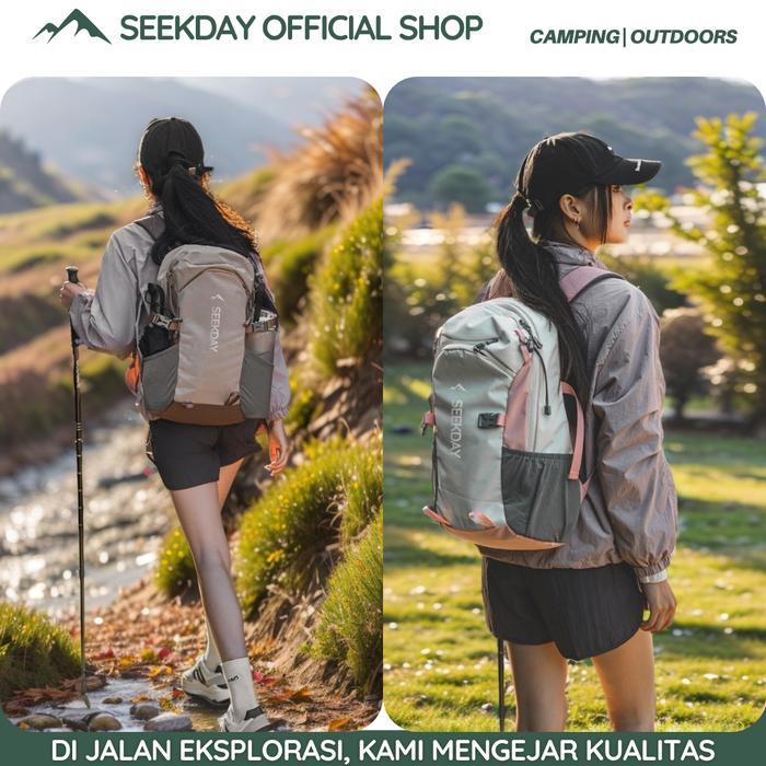 Eiger Aoki Adventure Tas Hiking Wanita Tas Gunung Ransel Traveling 35L Daypack Gunung Kain Oxford