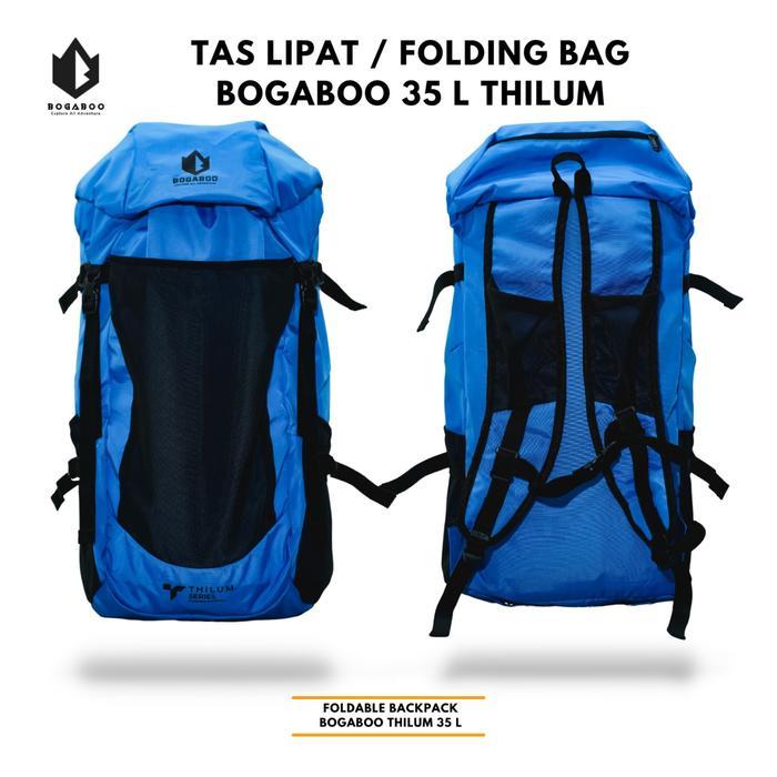 Eiger Aoki Adventure BISA Tas Ransel Lipat Kapasitas 35 Liter Ultralight - Tas KERIL Ultralight -