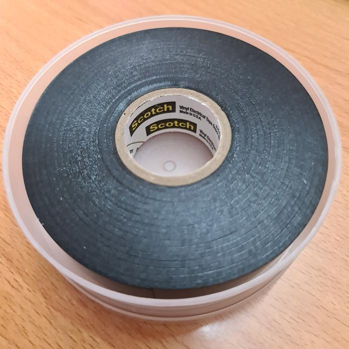 "New" 3M Scotch Super 88 Vinyl Tape Hitam