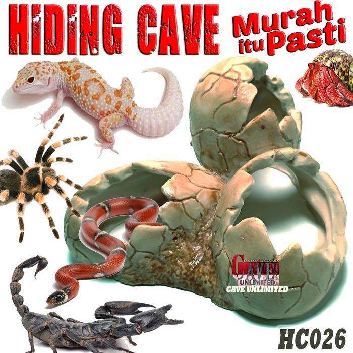 Fosil Telur Dinosaurus Hc026 Egg Hiding Cave Telur Hiasan Reptile Ikan