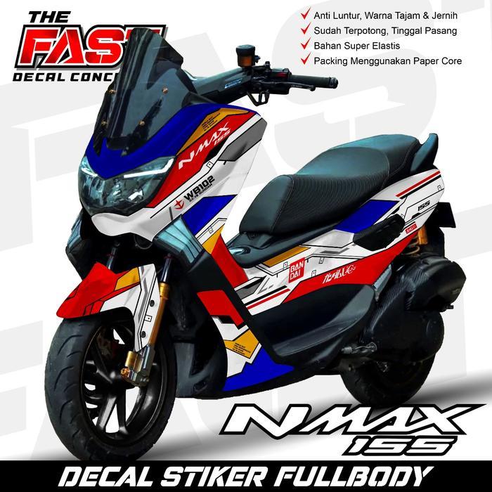 Decal Sticker Yamaha Nmax 155 Old Gundam Fullbody 2015-2019 Decal Stiker Nmax Old Gundam / Stiker