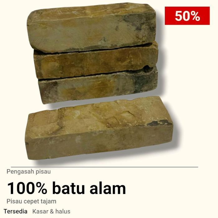 Pengasah Pisau Batu Alam Asli Ungkal Batu Alam Knife Terbaik