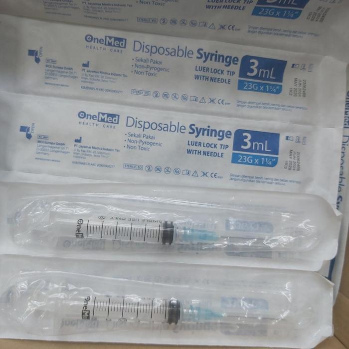 SMart ECERAN-spuit 3cc onemed / suntikan 3 ml Premium