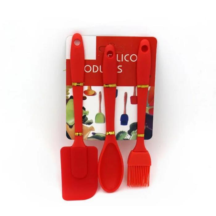 Spatula Set Spoon/Kuas Spatula Silikon Set