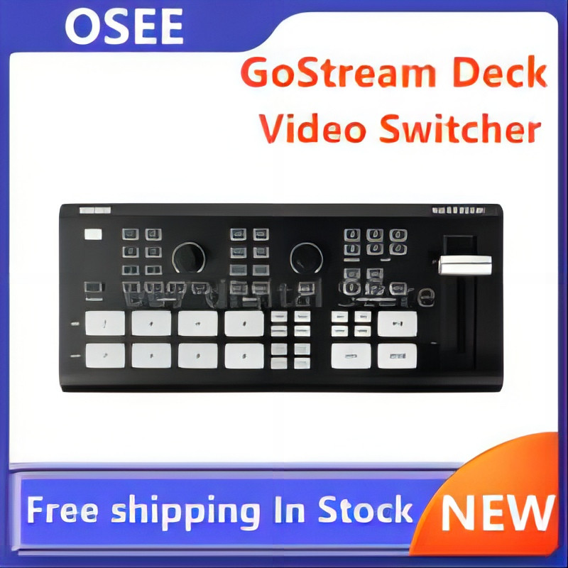 OSE3 GoStream Deck HDMI Video Mixer Switcher 4 Channel HDMI Receiving NDI Updatable Video Switcher