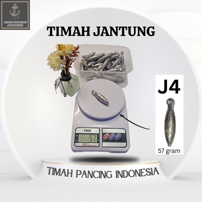 Timah Jantung / Timah Pancing / Timah Pemberat Pancing / Timah Pancing / Timah Laut Favorit Untuk