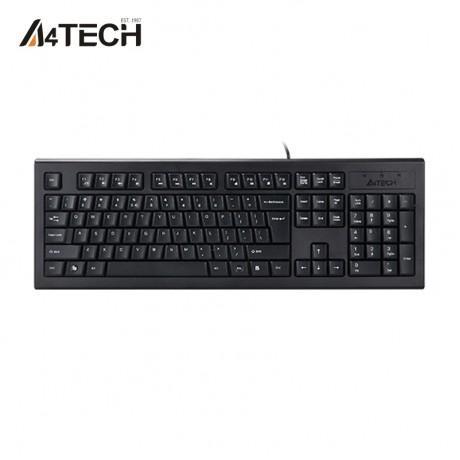 A4Tech Krs-85 Usb Keyboard Dengan Garansi 1 Tahun Dan Desain Natural A Rounded Edge Keycaps Hitam