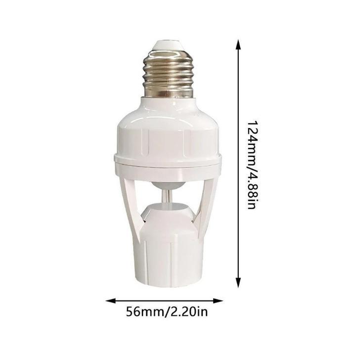 Fitting Lampu Bohlam Sensor Gerak Otomatis Bohlam Sensor 60w Bohlam Sensor Sensor Gerak Otomatis *