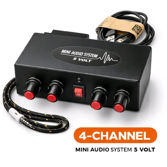 Power Amplifier Mini 4 Channel 5 V Diskon Sale