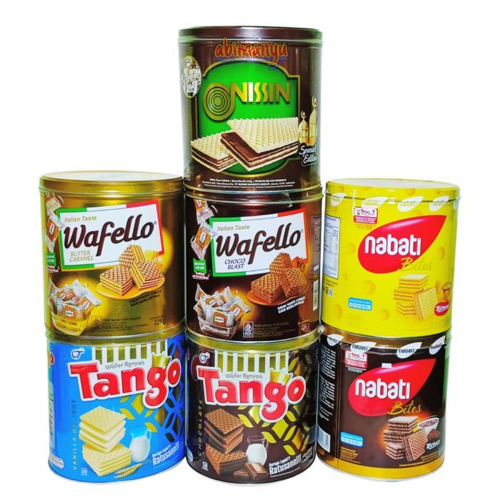 Wafer Kaleng Tango Nabati Wafello - Kue Lebaran Ready