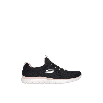 SEPATU FITNES WANITA SKECHERS ( SKE150119BKP ) 100% ORIGINAL RESMI