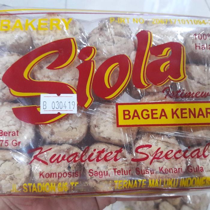 Terbaru Siola Bagea Kenari Merah Kuning Plain Asin - Oleh-Oleh, Cemilan, Kue Kering Asli Khas