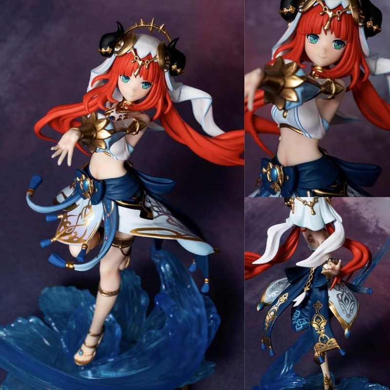 27CM Genshin Impact Cute Nilou Action Figure Game Anime Peripherals Desktop ornament Decor Model