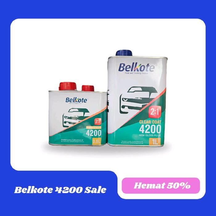 Cat Vernis PU Belkote 4200 Clear Gloss untuk Mobil - Paint, Car