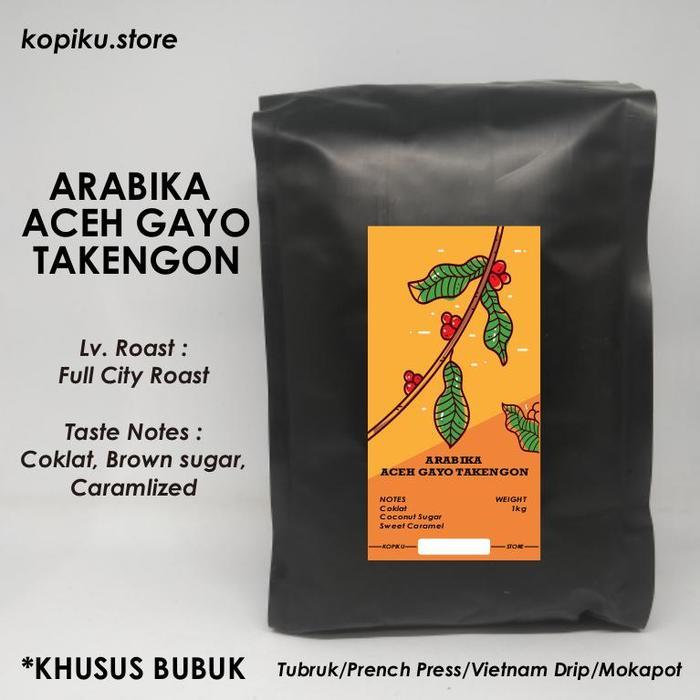 KOPI BUBUK ARABIKA GAYO 1 KG (TAKENGON)