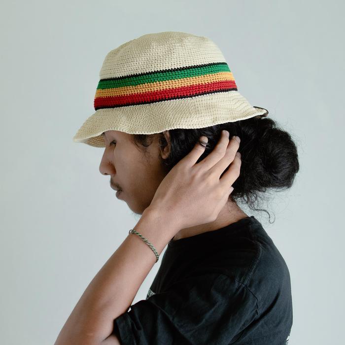 Topi Rajut Bucket Gunung Rimba Pria Wanita Handmade