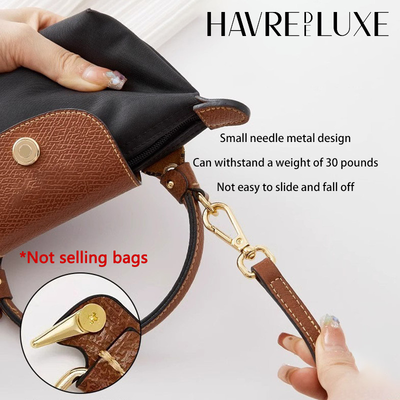 Mini Bags Leather Shoulder Strap Kit Fit For Longchamp Mini Pouch Adjustable Crossbody Small Bag