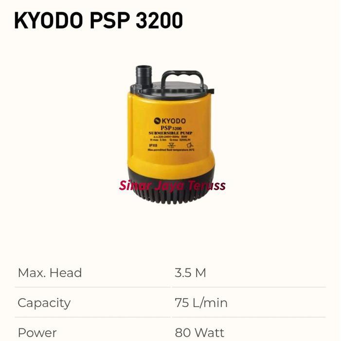 POMPA CELUP KYODO PSP 3200 # POMPA KOLAM IKAN KYODO 80 WATT PROMO
