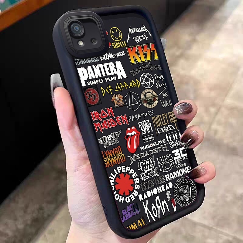 Casing Hp untuk Realme C20 C20A C11 2021 C11 2020 Case Racing Sticker Band Kasing silikon Cesing Sof